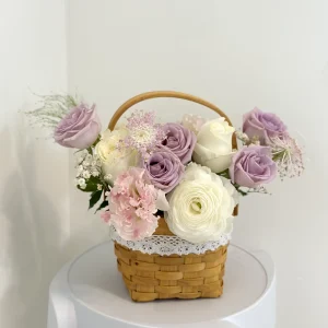Pastel Symphony Basket
